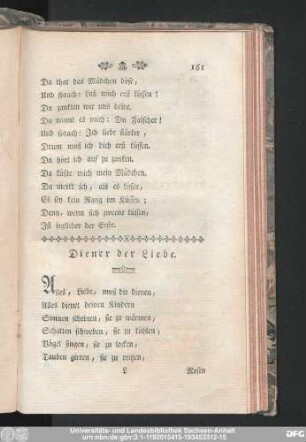 Diener der Liebe.