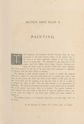 Plate X. Painting
