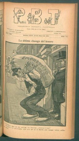 La última changa del tesoro - [Caricatura]
