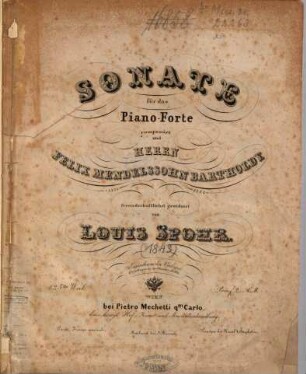 Sonate : für das Piano-Forte componirt ... ; 125tes Werk