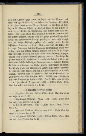 J. Praefecti octave classis.