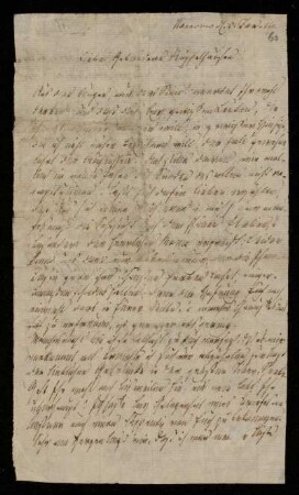 Brief von W. Meyer [?] an Johannes und Franz Riepenhausen, Hannover, 3.1.1816