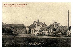Kriegs-Erinnerungs-Karte: Illies (Frankreich) Parfümeriefabrik