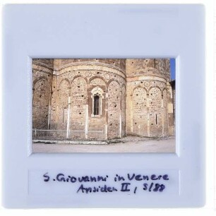 Fossacesia, Abtei S. Giovanni in Venere : Ostseite, Apsiden