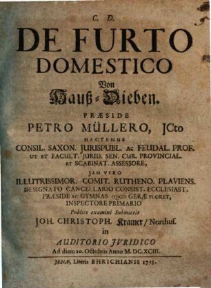 De furto domestico