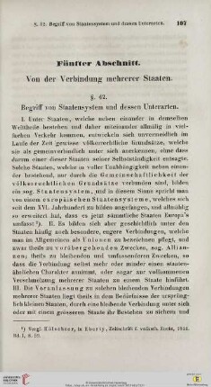 Fünfter Abschnitt: Von der Verbindung mehrerer Staaten