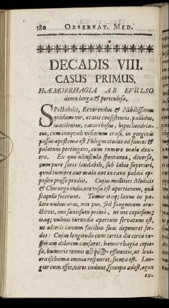 Casus Primus. - Casus Sextus.