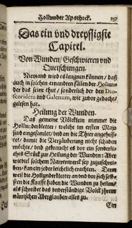 Das ein und dreyssigste Capitel. - Das drey und dreyssigste Capitel.