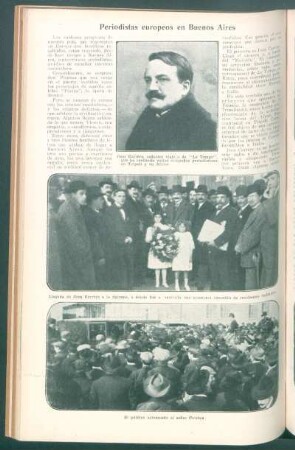 Periodistas europeos en Buenos Aires