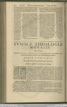 Liber Undecimus. De Matrimonij Sacramento, & contractu