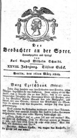 11. Stueck, 16. Maerz 1829