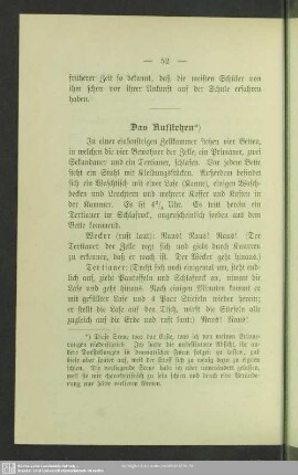 Das Aufstehen
