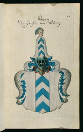 52r-52v, 52. Wappen der Grafen von Arberg