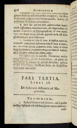 408-428, Parte III: De Syderum distantia ac magnitudine