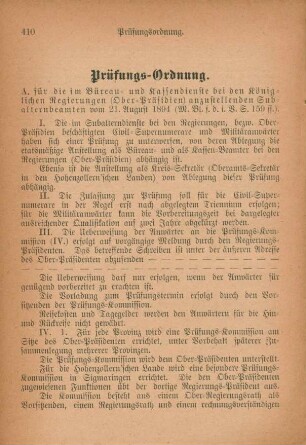 Prüfungs-Ordnung.
