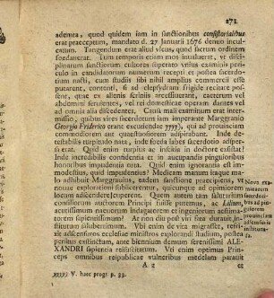 L. J. J. Langii Historia superintendentium Burggraviatus Norici superioris generalium, [17]. Natalem Avspicatissimvm ... Dominae Fridericae Carolinae Marggraviae Brandenbvrgicae ... Die VIII Cal. Qvintil. MDCCLXXXII. ... Continvatione XVI. ...