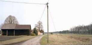 Gehöft mit Scheune, Rohne bei Schleife