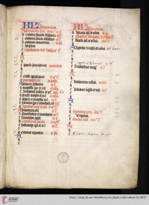 Calendarium