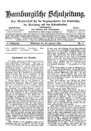 Flachsmann als Erzieher