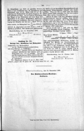 No. 24. (332-354), 24. November 1909