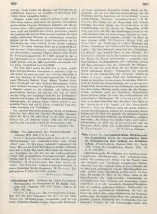 329-330 [Rezension] Lutherjahrbuch 1932