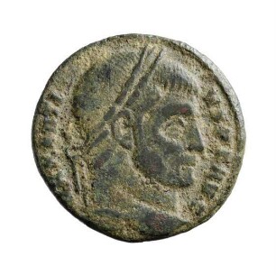 Münze, Follis (Follaro), 310 - 312 n. Chr.?
