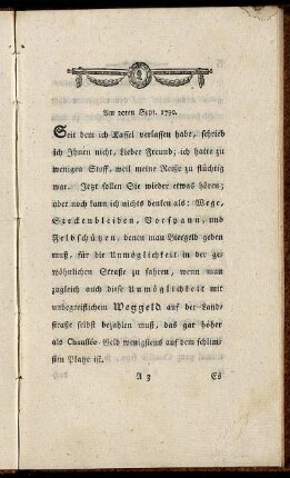Am 20ten Sept. 1790.