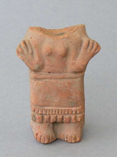 Clay figure without head (fragmented)