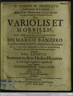 De variolis et morbillis