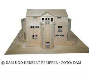 Wohnhaus Nölke - Modell des Gesamtgebäudes