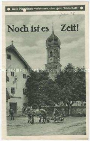 Grasmäher der Firma Mc. Cormick