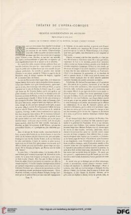 Théatre de l'Opéra-comique: première représentation de Piccolino