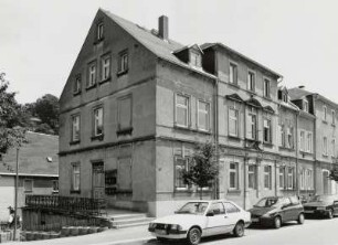 Olbernhau, Wohnhaus : Olbernhau. Wohnhaus (um 1875), Freiberger Straße 34. Straßenansicht