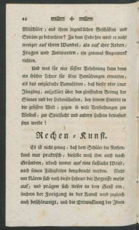 Rechen-Kunst