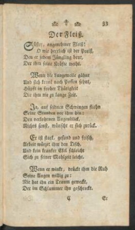 Der Fleiß
