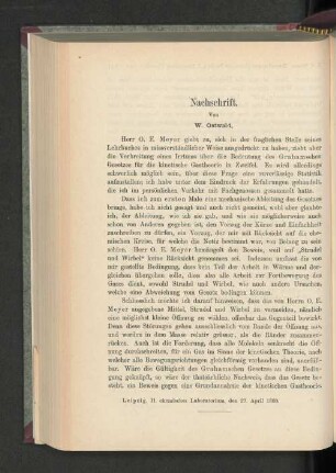 Nachschrift.