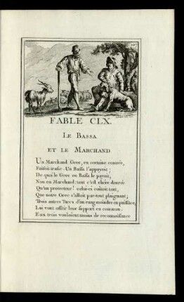 Fable CLX. Le Bassa Et Le Marchand.