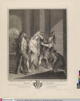 [Herakles und Alkeste; Alcide rendant Alceste au roi Admète]