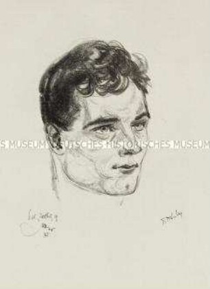 Bildnis des englischen Sportlers Donald Finlay