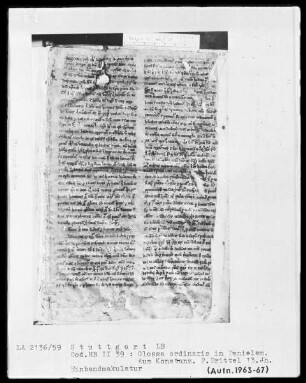 Liber Danielis cum Glossa ordinaria — Buch Daniel