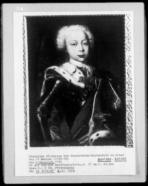 Christian IV. Herzog von Zweibrücken-Birkenfeld