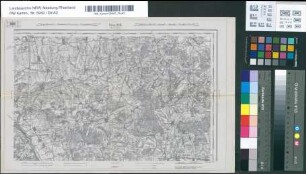 Karte von Frankreich 1:80.000. Gruppe II: Sens 81 B. [Kartographische Abtheilung der Königl. Preuss. Landes-Aufnahme]