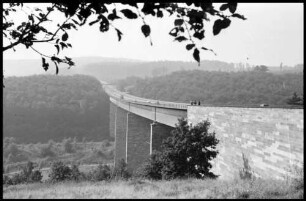 Hedemünden: Werratalbrücke vom südöstlichen Brückenkopf