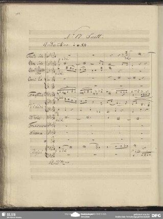 No. 17 Duett: "Wie der Sonne milder Schein"
