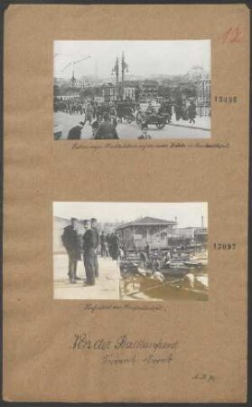 Hafenbild aus Konstantinopel