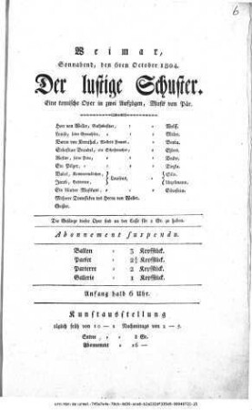 Der lustige Schuster