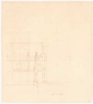 Kirche, Krassow: Details Schnitt 1:200