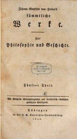 Ideen zur Geschichte der Menschheit. 3, 1787