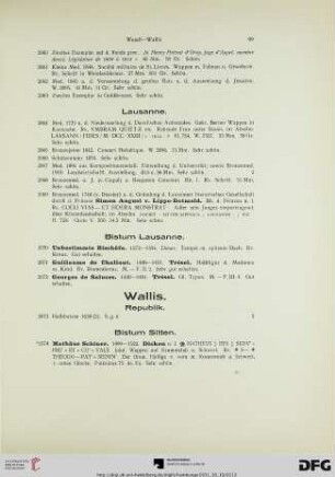 Wallis (Nr. 2073-2096)
