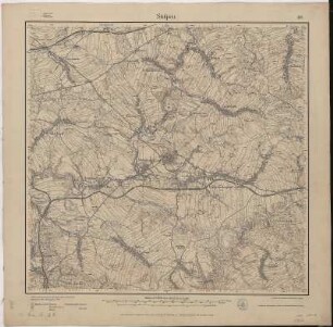 Section Stolpen aus: Topographische Karte (Meßtischblätter) Sachsen
